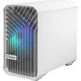 Fractal Design Torrent Nano RGB White TG Light Tint, Tower-Gehäuse weiß, Tempered Glass