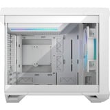 Fractal Design Torrent Nano RGB White TG Light Tint, Tower-Gehäuse weiß, Tempered Glass