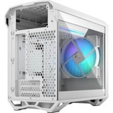 Fractal Design Torrent Nano RGB White TG Light Tint, Tower-Gehäuse weiß, Tempered Glass