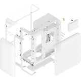 HYTE X50 Snow White, Tower-Gehäuse weiß, Tempered Glass