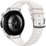 Huawei Watch 5 42mm (Soc-L19L), Smartwatch silber/weiß, Komposit-Armband in weiß, Gehäuse aus Edelstahl