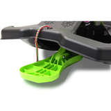 Jamara Snow Play - Bob Black Devil 84 cm mit Lenkrad und Bremse, Schlitten schwarz