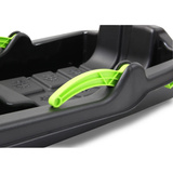 Jamara Snow Play - Bob Black Devil 84 cm mit Lenkrad und Bremse, Schlitten schwarz