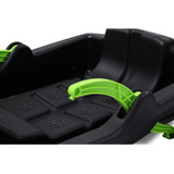 Jamara Snow Play - Bob Black Devil 84 cm mit Lenkrad und Bremse, Schlitten schwarz