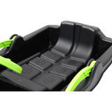 Jamara Snow Play - Bob Black Devil 84 cm mit Lenkrad und Bremse, Schlitten schwarz