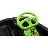 Jamara Snow Play - Bob Black Devil 84 cm mit Lenkrad und Bremse, Schlitten schwarz