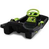 Jamara Snow Play - Bob Black Devil 84 cm mit Lenkrad und Bremse, Schlitten schwarz