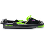 Jamara Snow Play - Bob Black Devil 84 cm mit Lenkrad und Bremse, Schlitten schwarz