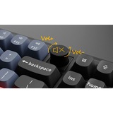 Keychron V3 Knob, Gaming-Tastatur schwarz/blaugrau, DE-Layout, Keychron K Pro Red, Hot-Swap, RGB