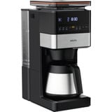 Krups Grind Aroma XL KT8428 mit Mahlwerk, Filtermaschine schwarz/edelstahl, Thermokanne