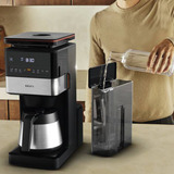 Krups Grind Aroma XL KT8428 mit Mahlwerk, Filtermaschine schwarz/edelstahl, Thermokanne