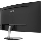 MSI PRO MP341CQDE, LED-Monitor 86.35 cm (34 Zoll), schwarz/silber, UWQHD, VA, Curved, FreeSync, HDMI, Displayport, 100Hz Panel
