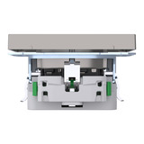 Merten Schutzkontakt Steckdose mit USB Ladegerät, Typ MEG2367-6050, Unterputz, 16 Ampere, 250 Volt nickel, Retail