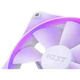 NZXT F140 RGB Twin Pack 140x140x26, Gehäuselüfter weiß, 2er Pack inkl. RGB & Fan Controller