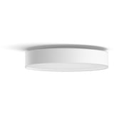 Philips HUE White Ambiance Devere Deckenleuchte M, LED-Leuchte silber, inkl. Dimmschalter