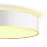 Philips HUE White Ambiance Devere Deckenleuchte M, LED-Leuchte silber, inkl. Dimmschalter