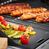 RÖSLE Wende-Grillplatte für ALLFLAME und VIDERO anthrazit, 45 cm x 24 cm
