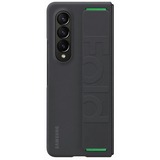 SAMSUNG Silicone Grip Cover, Handyhülle schwarz/grün, Samsung Galaxy Z Fold4