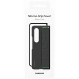 SAMSUNG Silicone Grip Cover, Handyhülle schwarz/grün, Samsung Galaxy Z Fold4