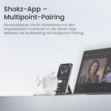 Shokz OpenFit Air, Kopfhörer weiß