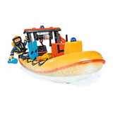 Simba Feuerwehrmann Sam Neptune Boot mit Figur, Spielfahrzeug 