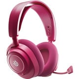 SteelSeries Arctis Nova 7 Wireless Gen 2, Gaming-Headset magenta, Bluetooth, 2.4 GHz-USB-Dongle, (optimiert für PC)