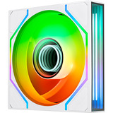 Thermaltake SWAFAN 120 EX INFINITY ARGB Sync PC Cooling Fan, Gehäuselüfter weiß, 1er-Pack, 120 mm, 124 mm
