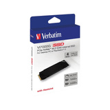 Verbatim Vi7000G 4 TB, SSD schwarz, PCIe 4.0 x4, NVMe, M.2 2280, Kühlkörper