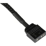Alphacool Y-Kabelsplitter aRGB 3-Pin auf 3x 3-Pin, 60cm schwarz, inkl. Steckverbinder