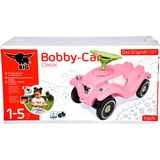 BIG Bobby-Car-Classic Flower, Rutscher rosa/hellgrün