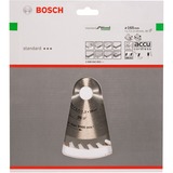 Bosch Kreissägeblatt Optiline Wood, Ø 165mm, 36Z Bohrung 20mm, für Handkreissägen