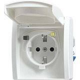 Busch-Jaeger Fehlerstromschutzschalter Einsatz, Steckdose weiß, Retail