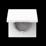 Busch-Jaeger Schutzkontakt Steckdose Safety Plus 20 EUKB-44G weiß, Retail