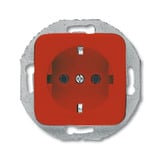 Busch-Jaeger Schutzkontaktsteckdose Einsatz 20 EUCRD-217-101 rot, Retail