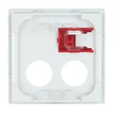 Busch-Jaeger Zentralscheibe Studioweiß, Zentralplatte weiß, Retail