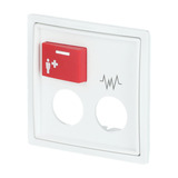 Busch-Jaeger Zentralscheibe Studioweiß, Zentralplatte weiß, Retail