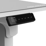 Cougar Gaming Schreibtisch E-Grav 160, Gaming-Tisch weiß/hellgrau