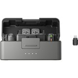 DJI Mic 3 , Mikrofon schwarz, (2 Sender + 1 Empfänger + Ladeschale)