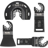 EINHELL Multitool-Set 49708850, 4-teilig, Sägeblatt-Satz  für Holz, Kunststoff, für Multifunktionswerkzeuge