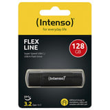 Intenso Flex Line 128 GB, USB-Stick schwarz, USB-C und USB-A