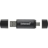 Intenso Flex Line 128 GB, USB-Stick schwarz, USB-C und USB-A