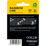 Intenso Rainbow Line 8 GB, USB-Stick grün