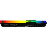 Kingston FURY DIMM 16 GB DDR5-5200  , Arbeitsspeicher schwarz, KF552C40BBA-16, FURY Beast RGB, INTEL XMP