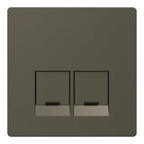 Merten Zentralplatte 2-fach bronze, Retail