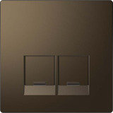 Merten Zentralplatte 2-fach bronze, Retail