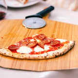Ooni 14" Bambus Pizzaheber, Grillbesteck holz, für Pizzen bis ca. Ø 36cm