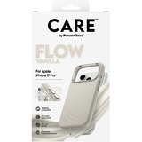 PanzerGlass CARE Flow Case, Handyhülle creme, iPhone 18 Pro / 17 Pro, MagSafe
