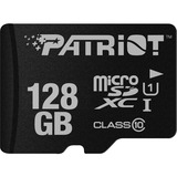 Patriot LX Series 128 GB microSDXC, Speicherkarte schwarz, UHS-I U1, Class 10