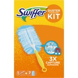 Swiffer Staubmagnet Starterset (Griff + 7 Tücher), Staubwischer gelb