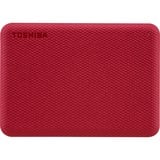 Toshiba Canvio Advance 1 TB, Externe Festplatte rot, Micro-USB-B 3.2 Gen 1 (5 Gbit/s)